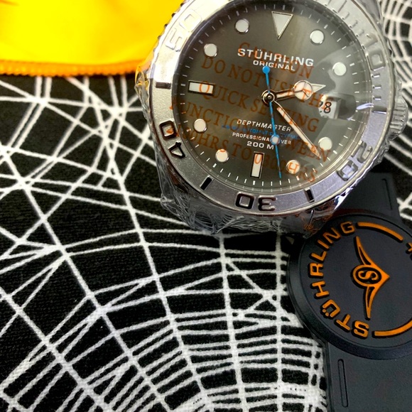 Stuhrling Depthmaster Men's Swiss Automatic Watch - Picture 4 of 16